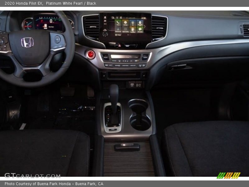 Platinum White Pearl / Black 2020 Honda Pilot EX