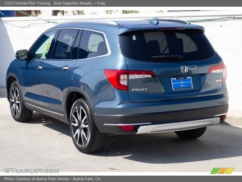 Steel Sapphire Metallic / Gray 2020 Honda Pilot Touring