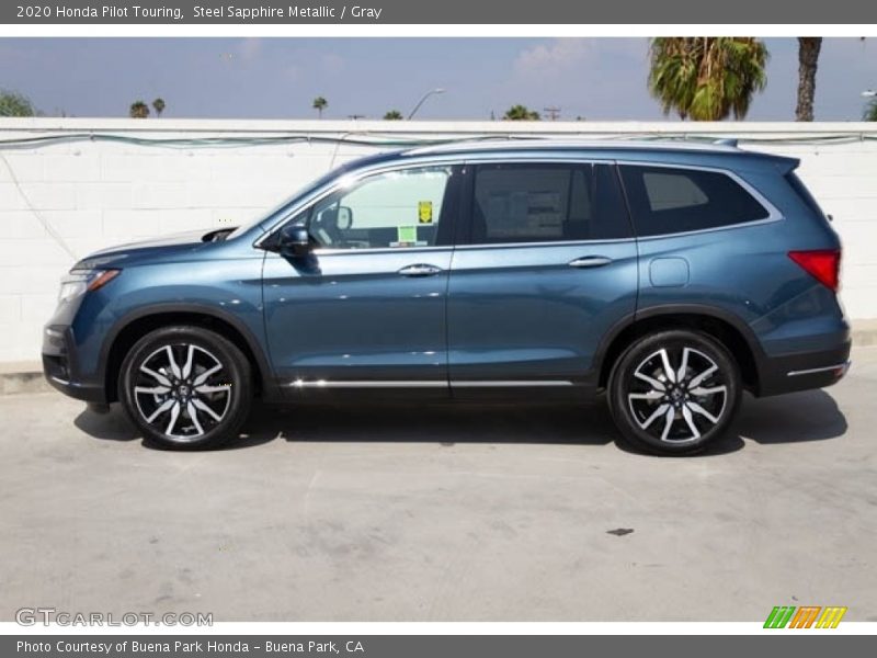 Steel Sapphire Metallic / Gray 2020 Honda Pilot Touring