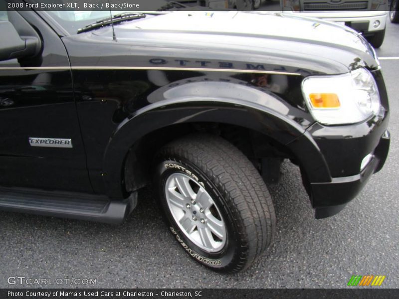 Black / Black/Stone 2008 Ford Explorer XLT