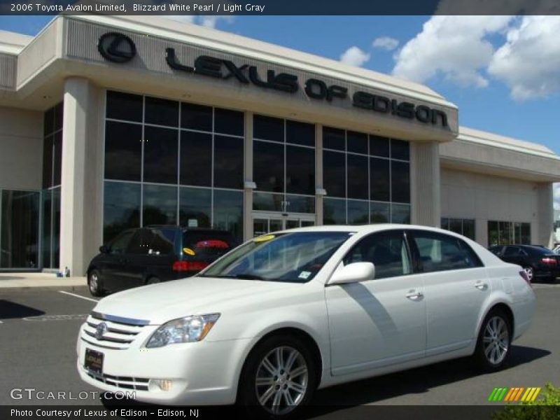 Blizzard White Pearl / Light Gray 2006 Toyota Avalon Limited