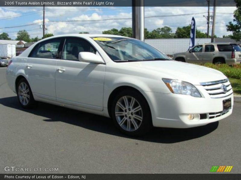 Blizzard White Pearl / Light Gray 2006 Toyota Avalon Limited