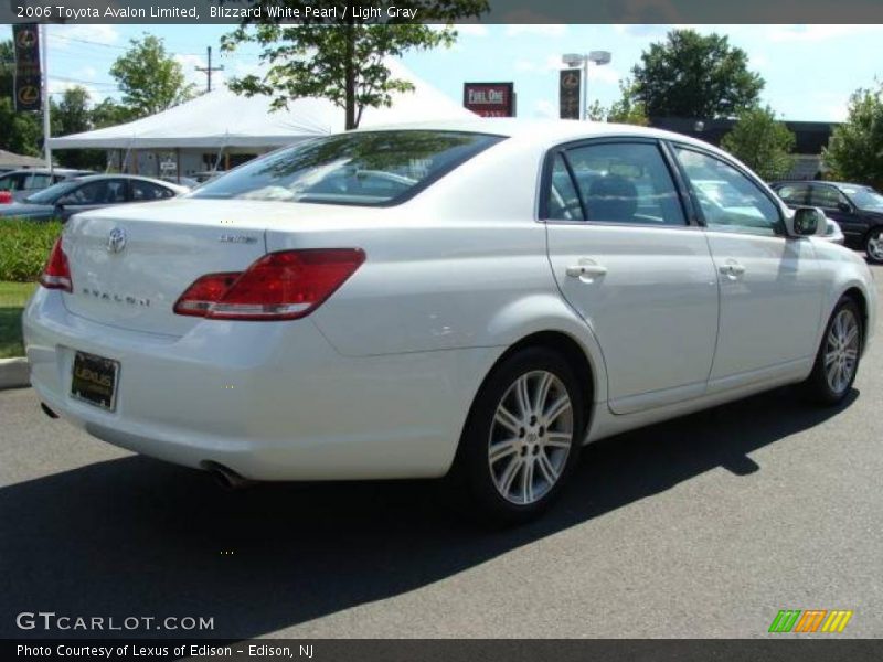 Blizzard White Pearl / Light Gray 2006 Toyota Avalon Limited