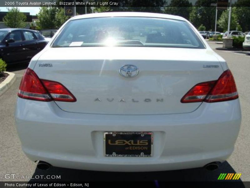 Blizzard White Pearl / Light Gray 2006 Toyota Avalon Limited