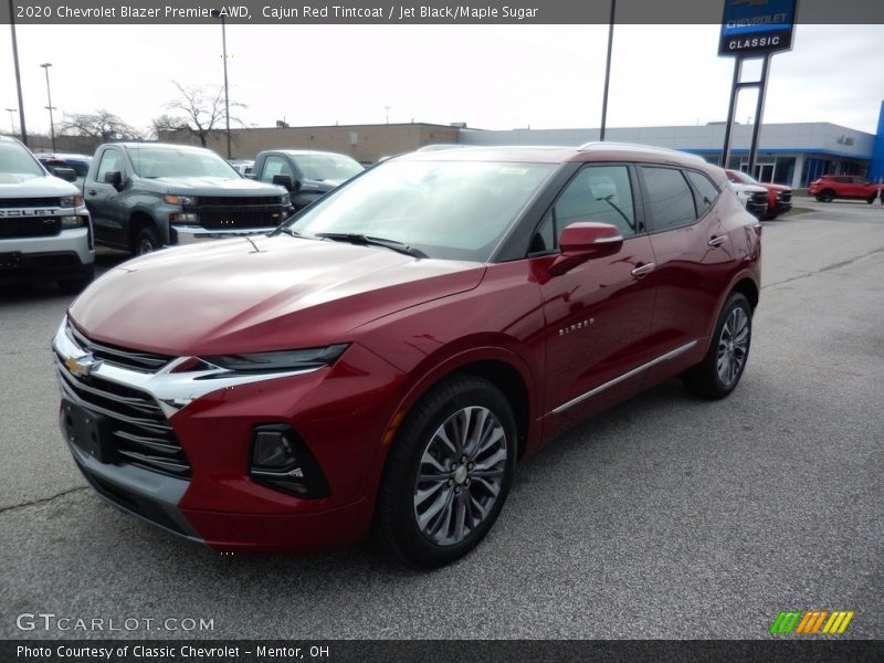 Cajun Red Tintcoat / Jet Black/Maple Sugar 2020 Chevrolet Blazer Premier AWD