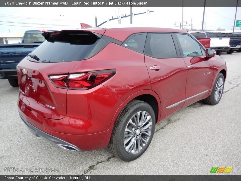Cajun Red Tintcoat / Jet Black/Maple Sugar 2020 Chevrolet Blazer Premier AWD
