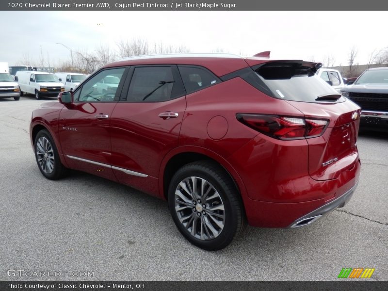 Cajun Red Tintcoat / Jet Black/Maple Sugar 2020 Chevrolet Blazer Premier AWD
