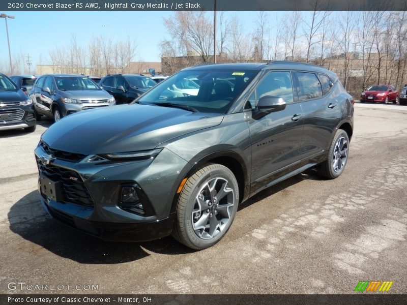 Nightfall Gray Metallic / Jet Black 2020 Chevrolet Blazer RS AWD
