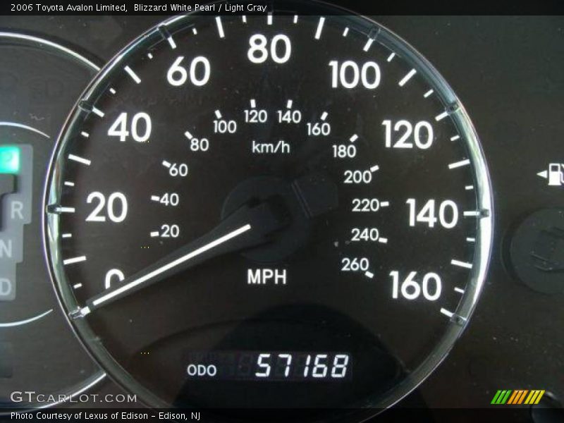 Blizzard White Pearl / Light Gray 2006 Toyota Avalon Limited