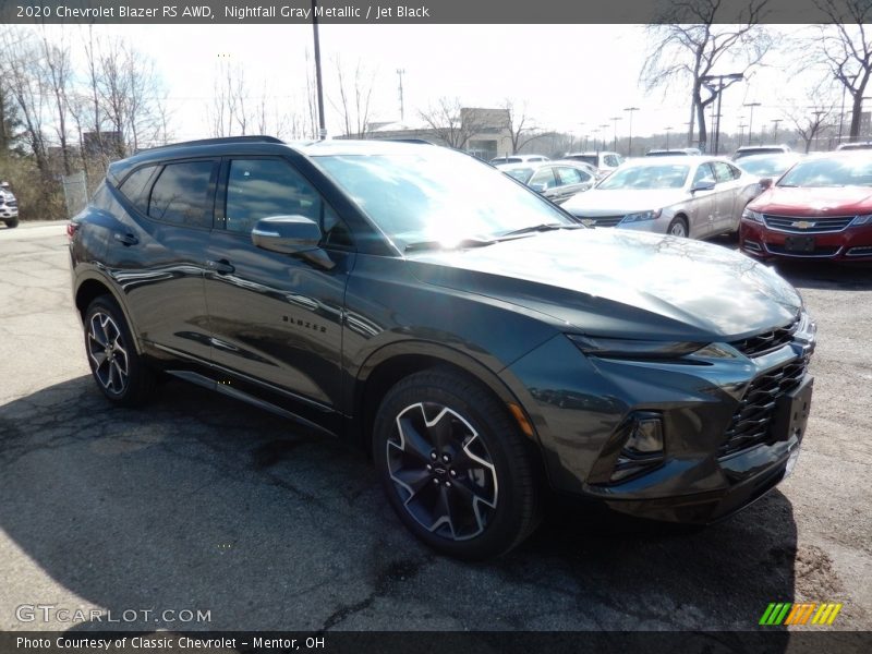 Nightfall Gray Metallic / Jet Black 2020 Chevrolet Blazer RS AWD