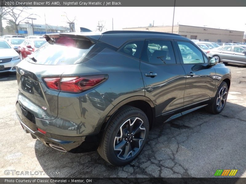 Nightfall Gray Metallic / Jet Black 2020 Chevrolet Blazer RS AWD
