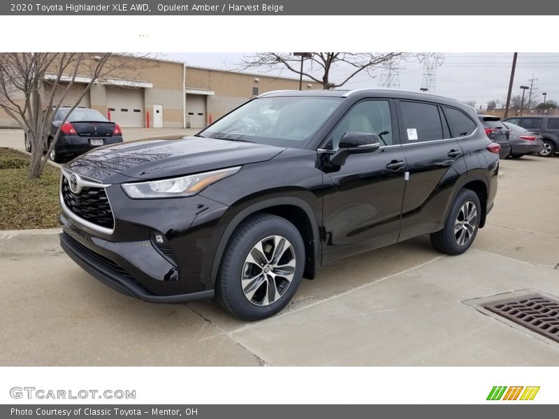 Opulent Amber / Harvest Beige 2020 Toyota Highlander XLE AWD