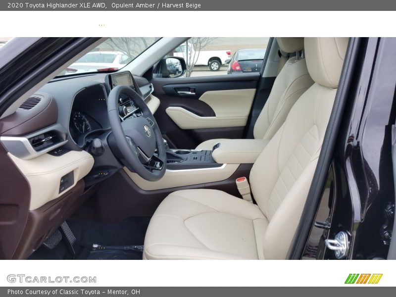 Opulent Amber / Harvest Beige 2020 Toyota Highlander XLE AWD