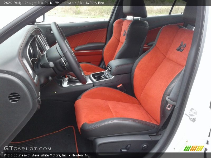 White Knuckle / Black/Ruby Red 2020 Dodge Charger Scat Pack