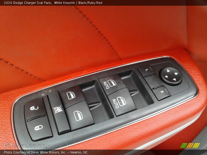 White Knuckle / Black/Ruby Red 2020 Dodge Charger Scat Pack