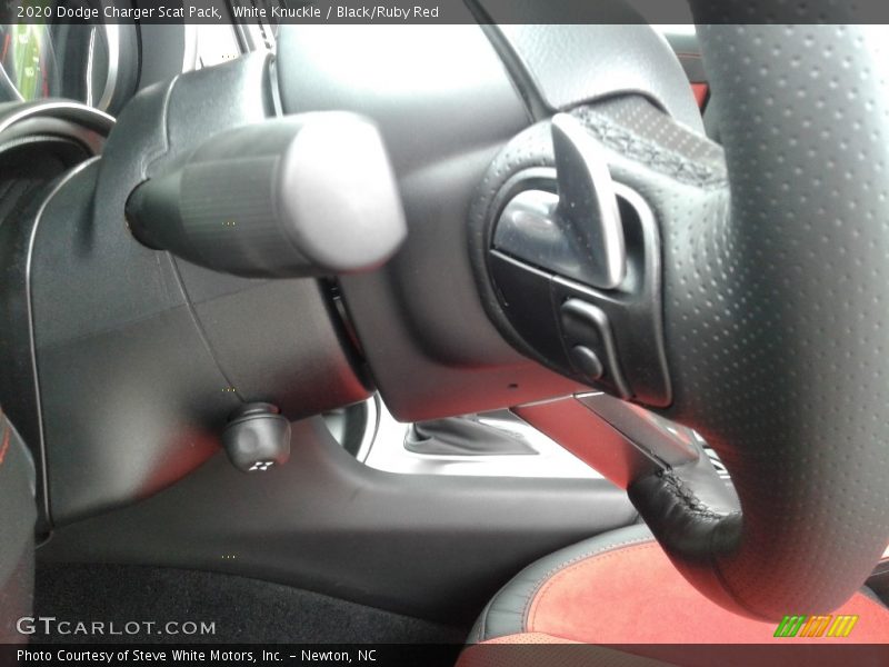 White Knuckle / Black/Ruby Red 2020 Dodge Charger Scat Pack