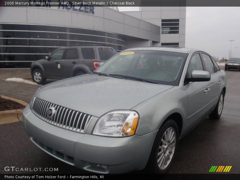 Silver Birch Metallic / Charcoal Black 2006 Mercury Montego Premier AWD