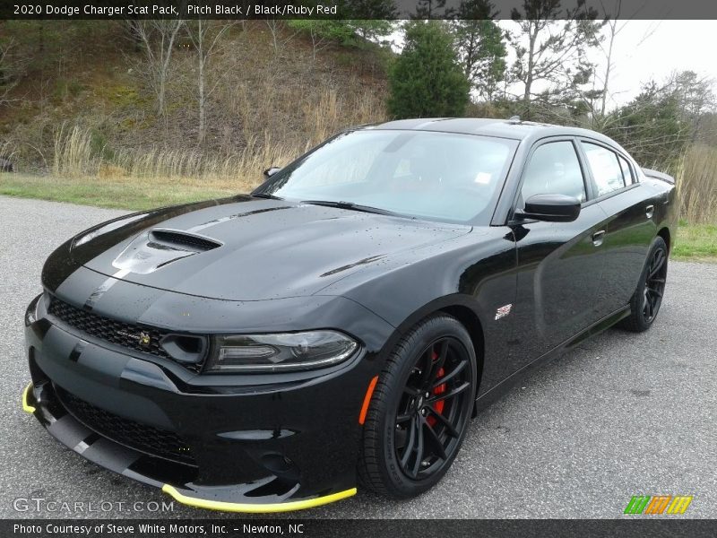 Pitch Black / Black/Ruby Red 2020 Dodge Charger Scat Pack