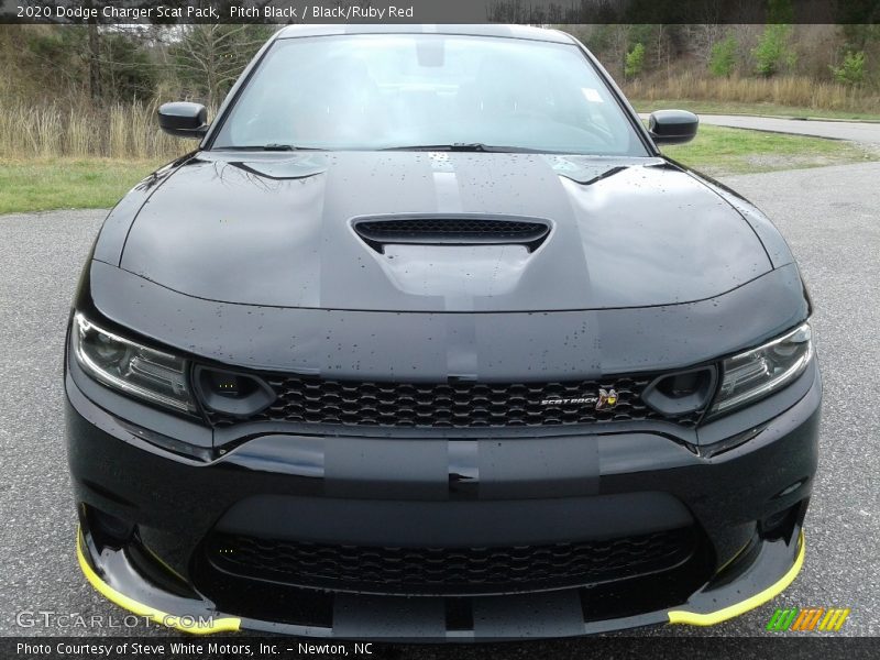 Pitch Black / Black/Ruby Red 2020 Dodge Charger Scat Pack