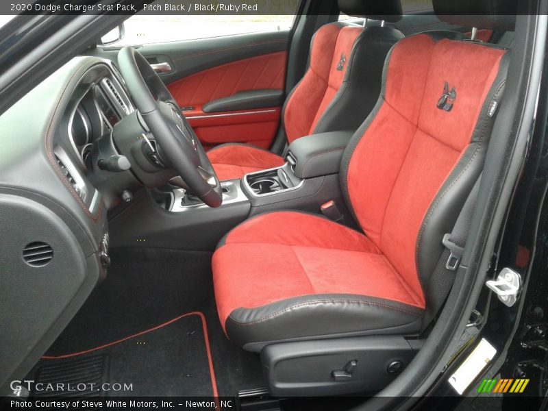  2020 Charger Scat Pack Black/Ruby Red Interior