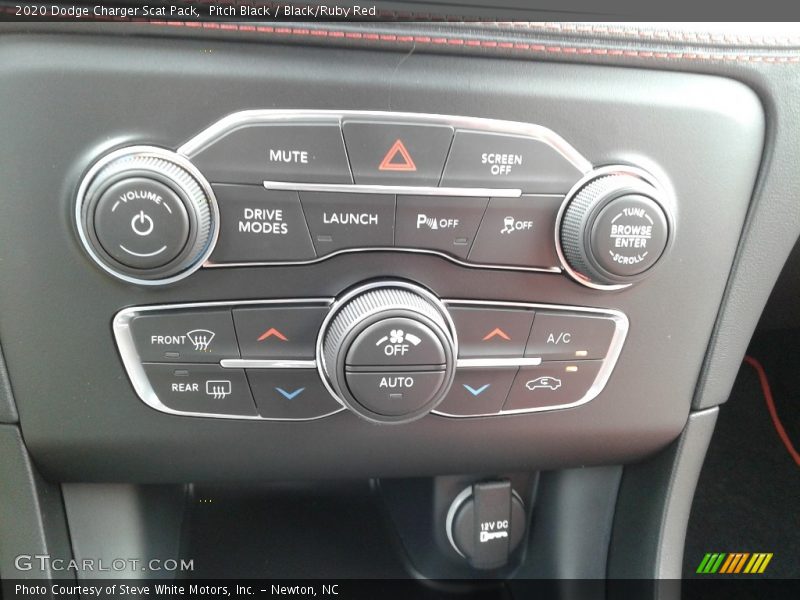 Pitch Black / Black/Ruby Red 2020 Dodge Charger Scat Pack