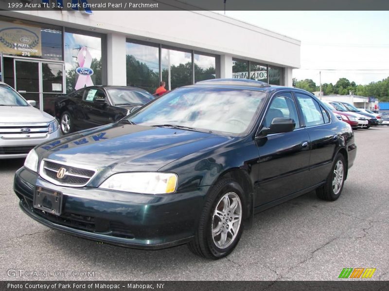 Dark Emerald Pearl / Parchment 1999 Acura TL 3.2