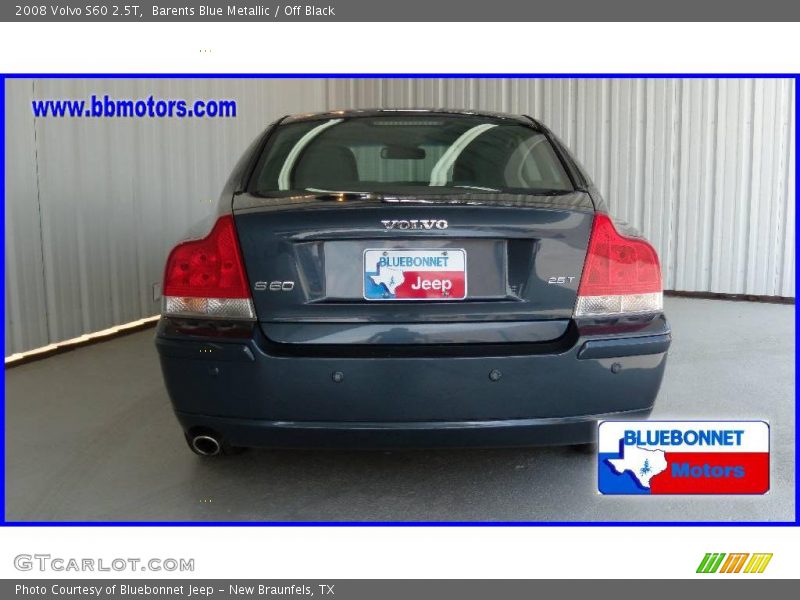 Barents Blue Metallic / Off Black 2008 Volvo S60 2.5T