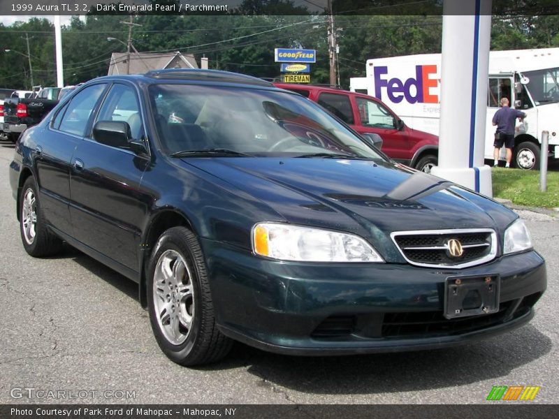 Dark Emerald Pearl / Parchment 1999 Acura TL 3.2