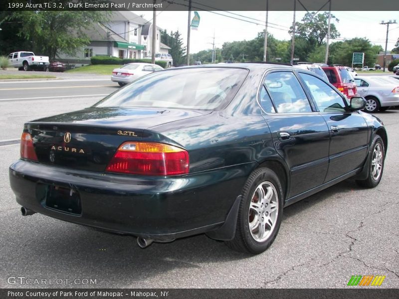 Dark Emerald Pearl / Parchment 1999 Acura TL 3.2