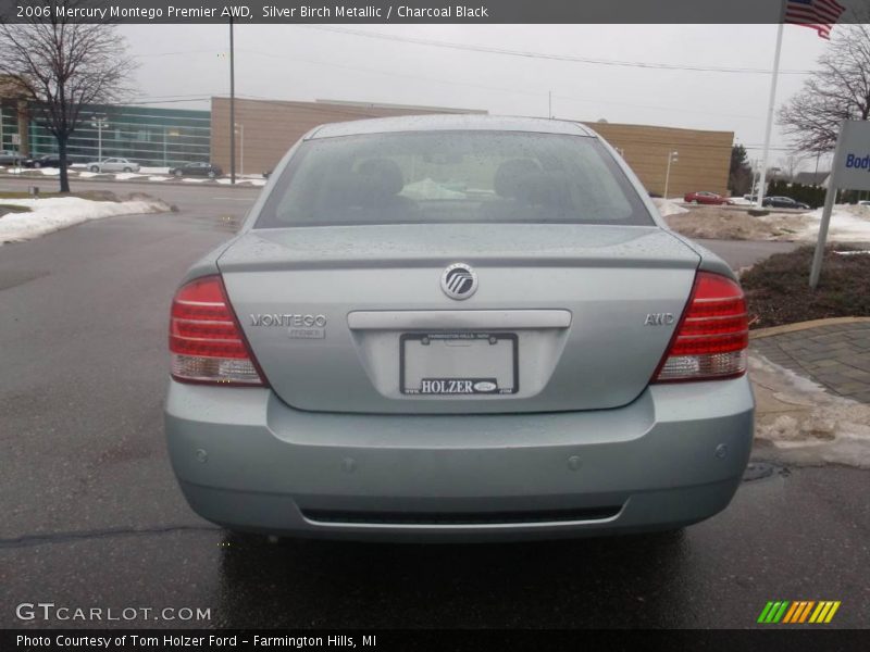 Silver Birch Metallic / Charcoal Black 2006 Mercury Montego Premier AWD