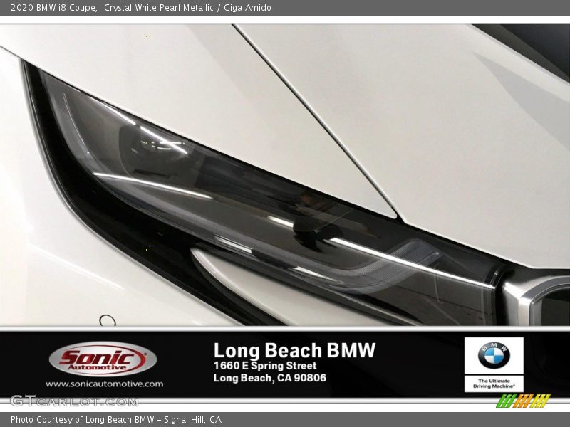 Crystal White Pearl Metallic / Giga Amido 2020 BMW i8 Coupe