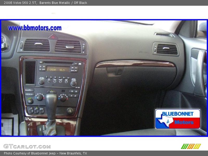 Barents Blue Metallic / Off Black 2008 Volvo S60 2.5T
