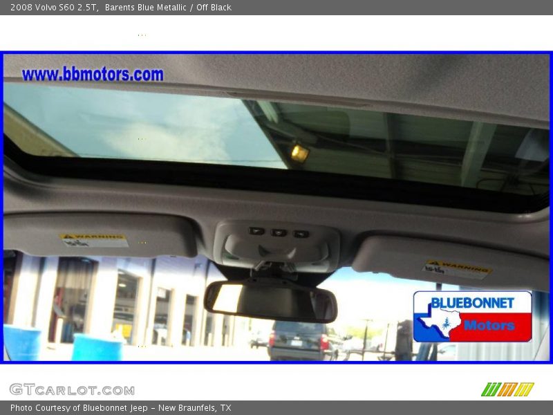 Barents Blue Metallic / Off Black 2008 Volvo S60 2.5T