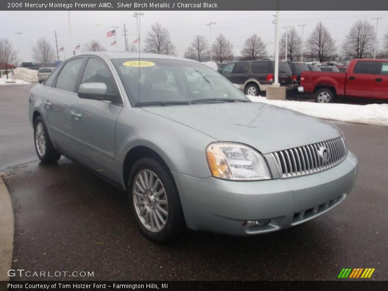 Silver Birch Metallic / Charcoal Black 2006 Mercury Montego Premier AWD