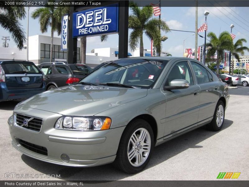 Willow Green Metallic / Taupe 2008 Volvo S60 2.5T