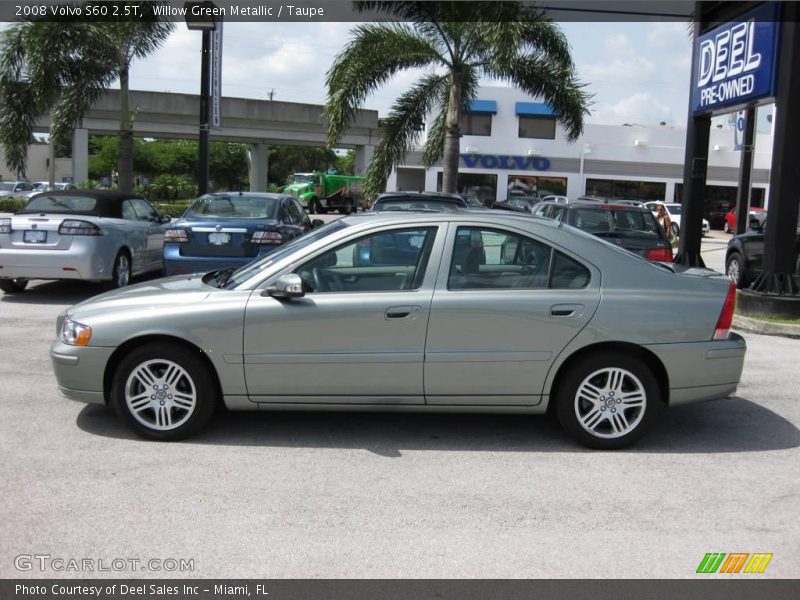 Willow Green Metallic / Taupe 2008 Volvo S60 2.5T