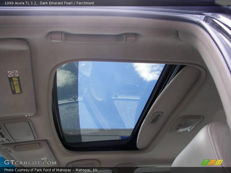 Dark Emerald Pearl / Parchment 1999 Acura TL 3.2