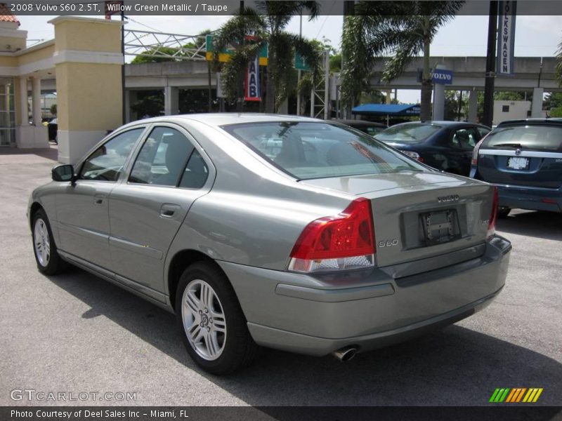 Willow Green Metallic / Taupe 2008 Volvo S60 2.5T