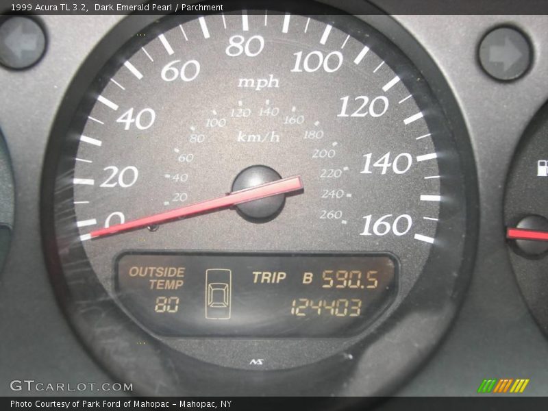 Dark Emerald Pearl / Parchment 1999 Acura TL 3.2