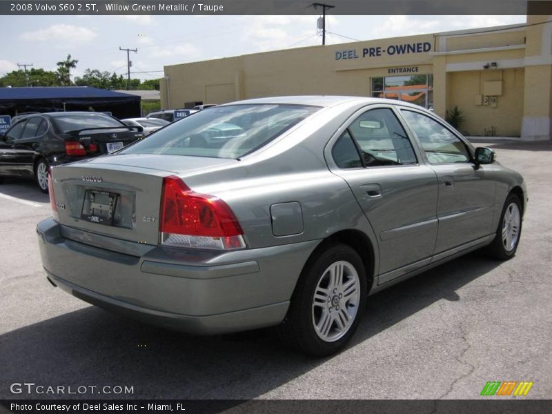 Willow Green Metallic / Taupe 2008 Volvo S60 2.5T