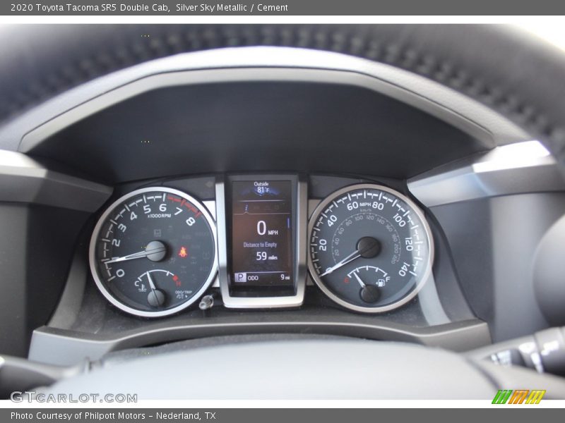  2020 Tacoma SR5 Double Cab SR5 Double Cab Gauges
