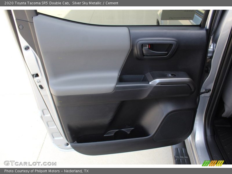 Silver Sky Metallic / Cement 2020 Toyota Tacoma SR5 Double Cab