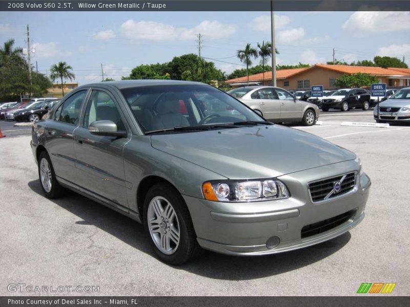 Willow Green Metallic / Taupe 2008 Volvo S60 2.5T