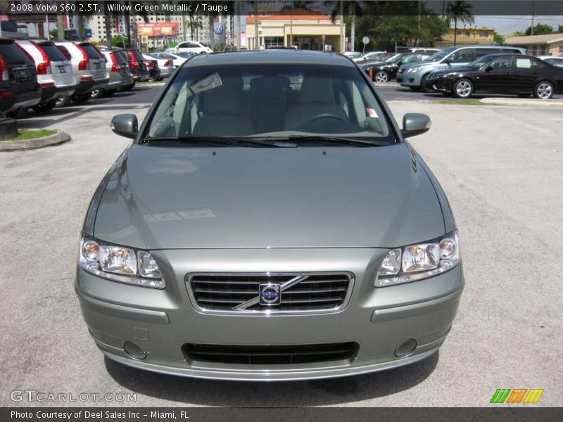 Willow Green Metallic / Taupe 2008 Volvo S60 2.5T