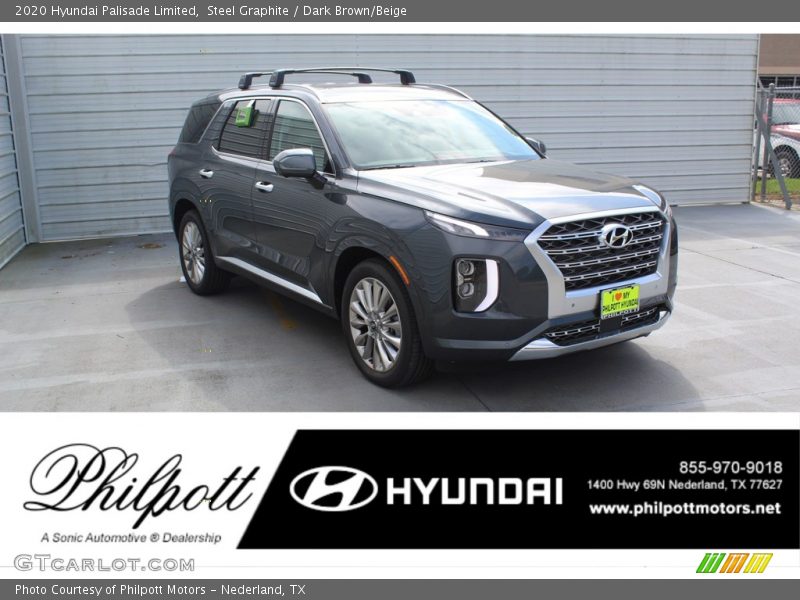 Steel Graphite / Dark Brown/Beige 2020 Hyundai Palisade Limited