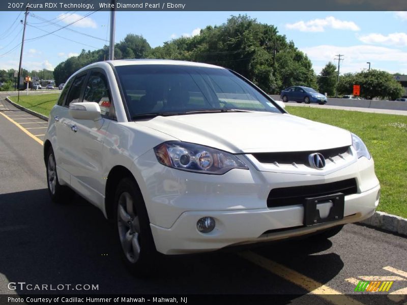White Diamond Pearl / Ebony 2007 Acura RDX Technology