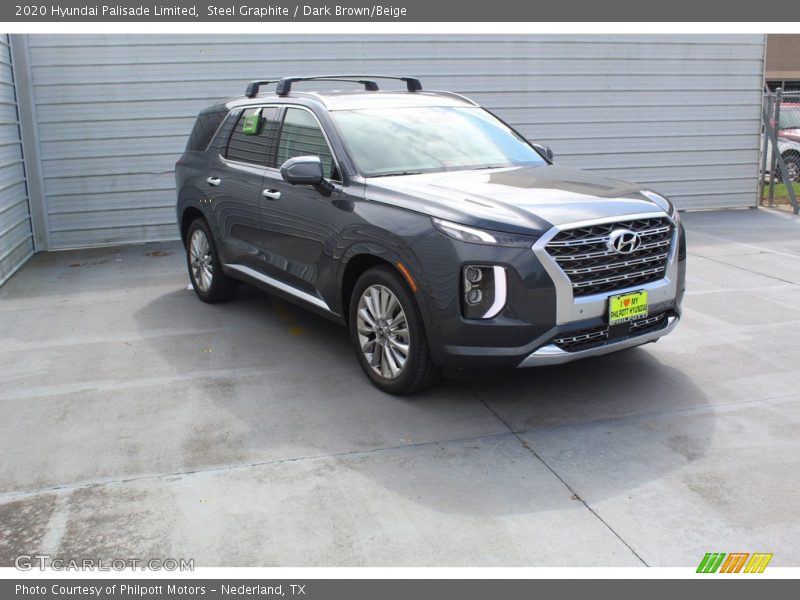 Steel Graphite / Dark Brown/Beige 2020 Hyundai Palisade Limited