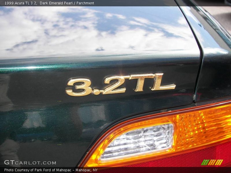 Dark Emerald Pearl / Parchment 1999 Acura TL 3.2