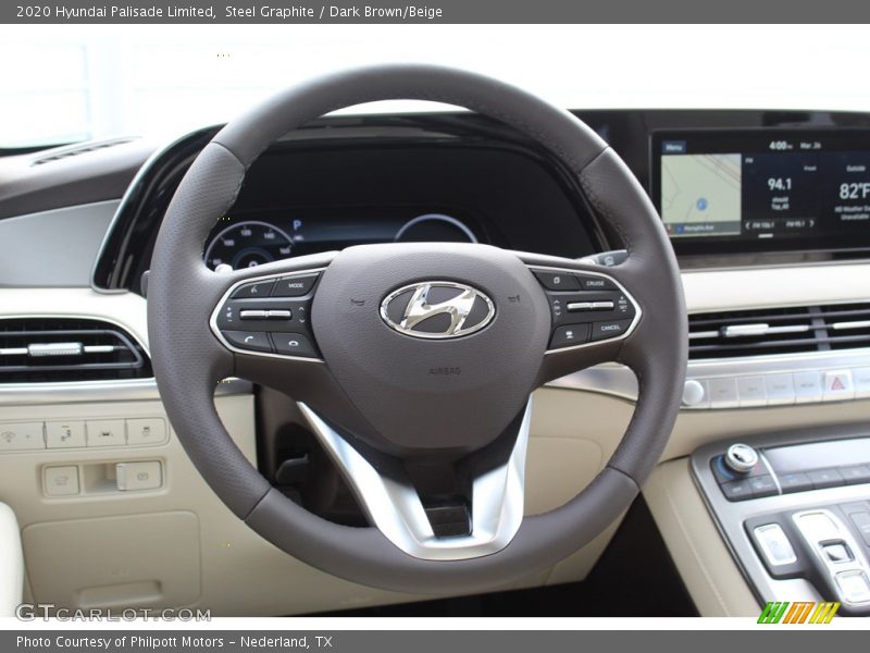 Steel Graphite / Dark Brown/Beige 2020 Hyundai Palisade Limited