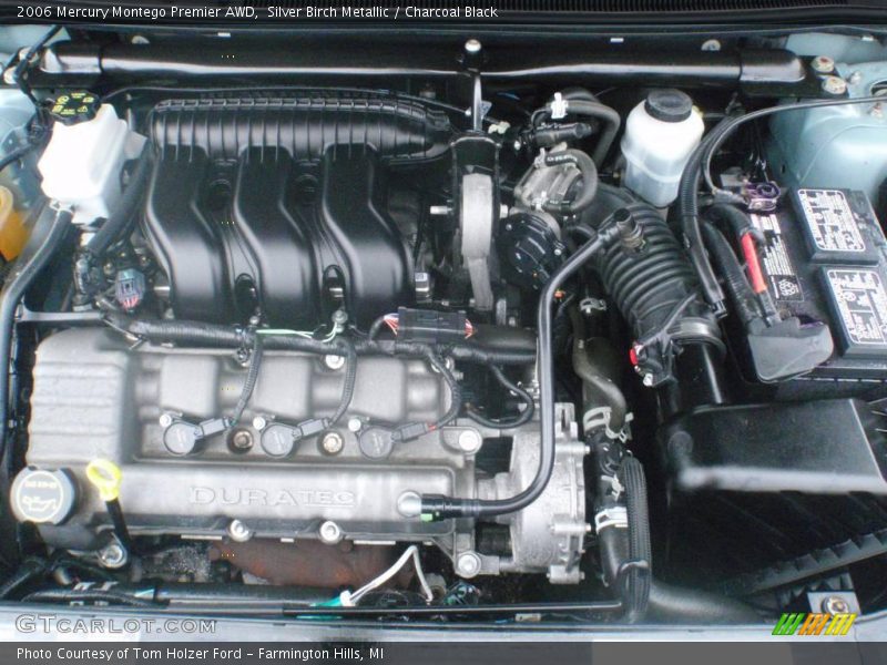 Silver Birch Metallic / Charcoal Black 2006 Mercury Montego Premier AWD
